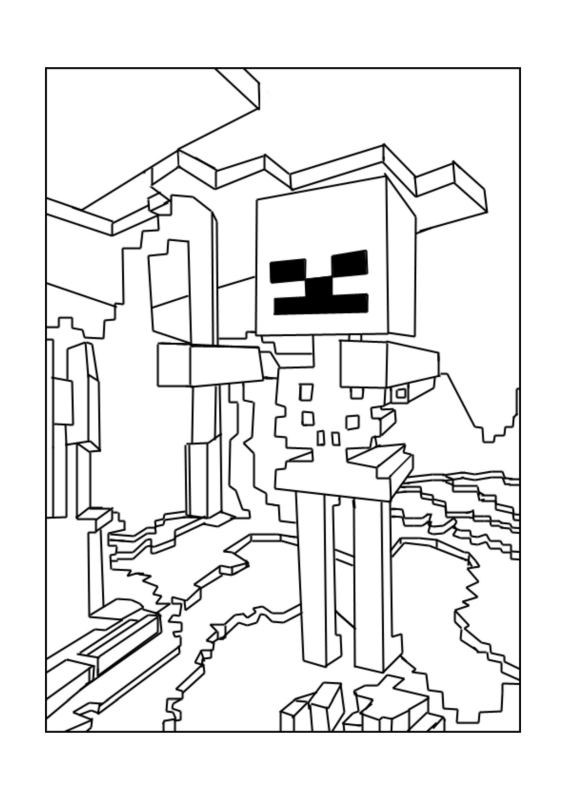 Minecraft Creeper kolorowanki